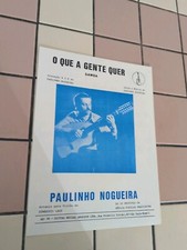 Usado, Paulinho Nogueira O Que A Gente Quer Samba Para Guitarra Clássica Partituras Raras comprar usado  Enviando para Brazil