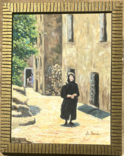 Tableau huile vielle d'occasion  Muro
