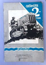 folheto folheto de venda antigo 1920 CATERPILLAR TRACTOR 2 TON TRACK ENGINE comprar usado  Enviando para Brazil