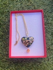Collana cuore ceramica usato  Francofonte