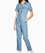 Topshop denim jumpsuit for sale  Baldwinville