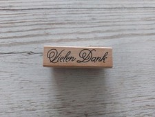 Motivstempel vielen dank gebraucht kaufen  Hamburg