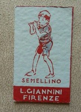 Usado, FIGURINA  SEMELLINO - L. GIANNINI  FIRENZE comprar usado  Enviando para Brazil