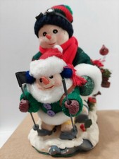 Snowman skiing figurine for sale  San Antonio