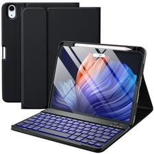 Usado, Capa folio Harvopu iPad Air 10,9”/11” teclado preta com iluminação traseira comprar usado Usado, Capa folio Harvopu iPad Air 10,9”/11” teclado preta com iluminação traseira comprar usado  Enviando para Brazil