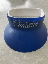Usado, Chapéu viseira de plástico rígido vintage Cadillac anos 80 banda de pano felpudo chapéu tênis golfe  comprar usado  Enviando para Brazil