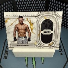 2024 Topps Royalty UFC Caio Borralho Regalia Dual Fighter-Worn Patch /99 comprar usado  Enviando para Brazil