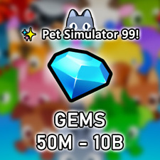 ✨ Simulador de animais 99! 💎 50M-10B Gems 💎 PS99/Pet Sim 99 💎 Cofre barato rápido 🚀, usado comprar usado  Enviando para Brazil