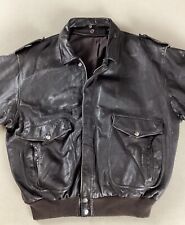 Vintage leather flight for sale  ROYSTON