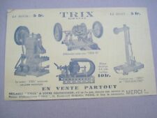 Publicité ancienne trix d'occasion  Grandris
