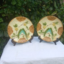 Assiettes anciennes barbotine d'occasion  L'Isle-en-Dodon