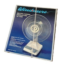 NOVO Ventilador de Mesa Oscilante Vintage Windmere NR-16/413 3 Velocidades 16" 3 Lâmina Transparente  comprar usado NOVO Ventilador de Mesa Oscilante Vintage Windmere NR-16/413 3 Velocidades 16" 3 Lâmina Transparente  comprar usado  Enviando para Brazil