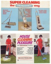 Lote de 2 cartões postais de aspirador de pó Electrolux publicidade vintage  comprar usado  Enviando para Brazil