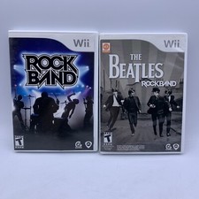 Rock Band + The Beatles Rock Band (Nintendo Wii) Completo com Manuais, usado comprar usado Rock Band + The Beatles Rock Band (Nintendo Wii) Completo com Manuais, usado comprar usado  Enviando para Brazil