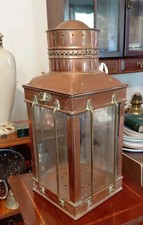 Usado, Suporte de abajur antigo vintage de cobre maciço 14,5 X 6,5 polegadas comprar usado  Enviando para Brazil