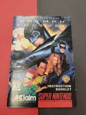 Batman Forever Super Nintendo SNES livreto de instruções manual autêntico comprar usado  Enviando para Brazil