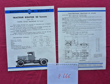 Prospectus .666 berliet d'occasion  Caderousse