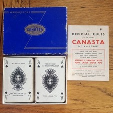 Vintage canasta card for sale  MIDDLESBROUGH