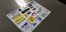 Conjunto de adesivos para compartimento de motor Ford Fiesta RS Turbo  comprar usado  Enviando para Brazil