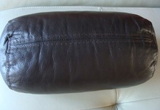 Nackenrolle lederkissen leder gebraucht kaufen  Oppenheim
