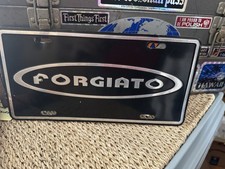 Placa de licença concessionária FORGIATO importações rodas aros reforço comprar usado  Enviando para Brazil