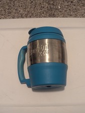Usado, Caneca de viagem Bubba Keg 52 oz isolada azul turquesa acabamento prata abridor de garrafa! comprar usado Usado, Caneca de viagem Bubba Keg 52 oz isolada azul turquesa acabamento prata abridor de garrafa! comprar usado  Enviando para Brazil