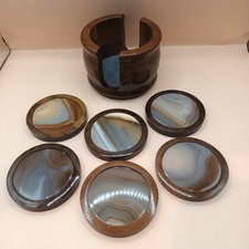 Set agate wood for sale  BIGGLESWADE