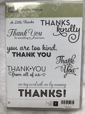 Stampin Up! UM GRANDE SIGNIFICADO - conjunto de selos de ciclismo - frases de obrigado comprar usado  Enviando para Brazil