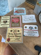 Whiskey labels glenlivet for sale  FALKIRK