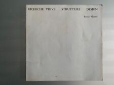 Bruno munari ricerche usato  Italia