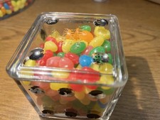 Usado, CUBO DE VIDRO VINTAGE BRISTOL CORTADO EM CUBOS EXIBIÇÃO DE DOCES CHEIO comprar usado  Enviando para Brazil
