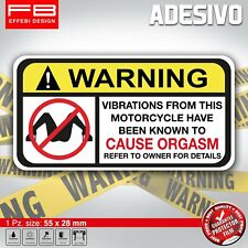 Adesivo sticker warning usato  Cuorgne