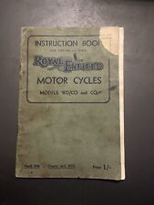 Royal enfield instruction for sale  BRIDLINGTON