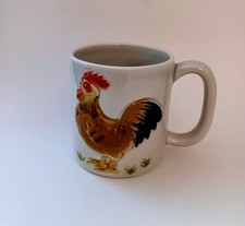 Caneca de café vintage 1981 Otagiri galo galinha galinha pintada à mão xícara em relevo comprar usado Caneca de café vintage 1981 Otagiri galo galinha galinha pintada à mão xícara em relevo comprar usado  Enviando para Brazil
