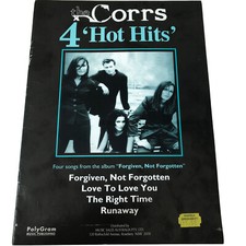 Livro de partituras The Corrs raro hot hits anos 90 música pop vintage piano guitarra, usado comprar usado  Enviando para Brazil