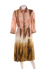 Hallhuber seidenkleid multicol gebraucht kaufen  Darmstadt