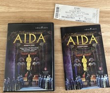 Aida-Giuseppe Verdi Opera (DVD, 2 Disc) Ticket stub 2001 included - RARE OOP comprar usado  Enviando para Brazil