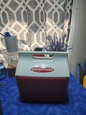 Usado, Refrigerador de lancheira Igloo Playmate vermelho e branco Playmate.  Feito nos EUA comprar usado  Enviando para Brazil