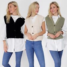 Sleeveless waistcoat knit for sale  WALTHAM ABBEY