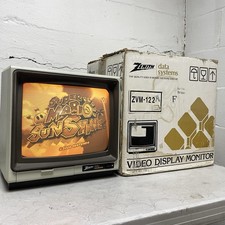 Monitor Zenith Data Systems ZVM-122 12" CRT tela âmbar monocromática TESTADO comprar usado  Enviando para Brazil