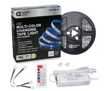 Usado, Luz de fita LED comercial elétrica C423510 16 pés mudança de cor com controle remoto - Branco comprar usado  Enviando para Brazil