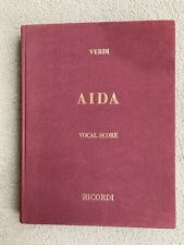 Aida vocal score for sale  EGHAM