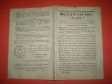 Bulletin lois cours d'occasion  France