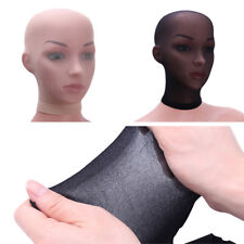 Meias unissex chapéus malha transparente role play fantasia capa facial máscara de cabeça comprar usado  Enviando para Brazil