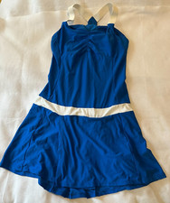 Vestido de tênis Wilson Tea Lawn azul real prateleira sutiã plissado envelope saia XS comprar usado  Enviando para Brazil