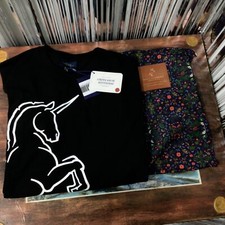 Camiseta Mario Hernandez preta unicórnio Tierra Arriba tamanho G nova com etiquetas e certificado de autenticidade (91) #407 comprar usado  Enviando para Brazil