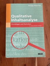 Buch qualitative inhaltsanalys gebraucht kaufen  Hürth