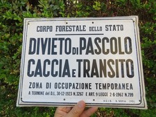 Vecchio cartello targa usato  Cagliari