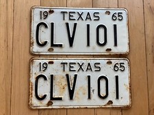 1965 texas license plates for sale 1965 texas license plates for sale Tacoma