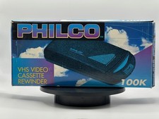 Usado, Vintage PHILCO 100K VHS Videocassete Rebobinador VCR Motor Parada Automática - com Caixa comprar usado  Enviando para Brazil